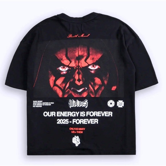 DARC SPORT X STAR WARS THE PHANTOM MENACE "BOX CUT" TEE IN BLACK - MEDIUM - Picture 1 of 3
